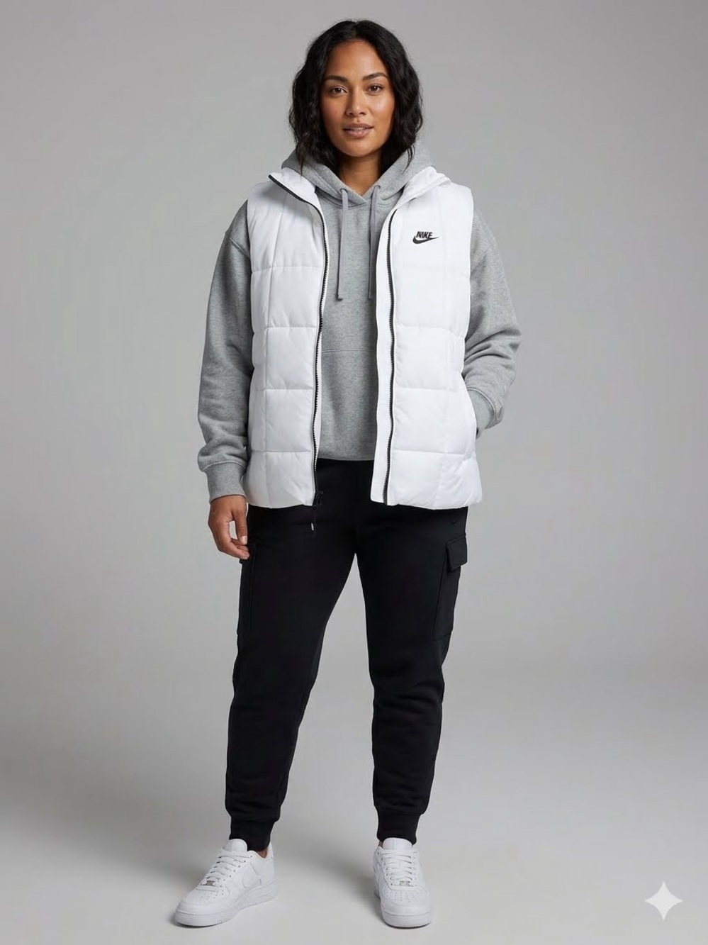 Nike Classic Puffer Therma-FIT Loose Vest White Women's Size XXL FB7679-100